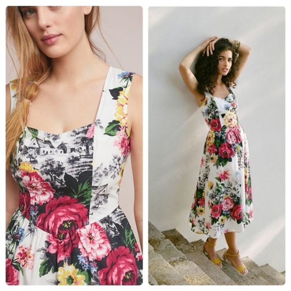 Anthropologie Dresses & Skirts - Anthropologie Amelia Floral dress 0P